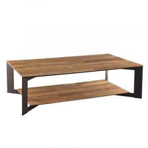 Image de House and Garden Table basse sous-plateau en teck recyclé - Eastwood