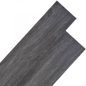 Image de VidaXL Planches de plancher PVC 4,46 m² 3 mm Noir