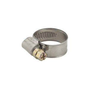 Collier acier largeur 12mm serrage diam&egrave;tre 16 25 mm (x2) Aroz