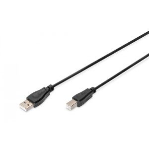 Digitus USB connection cable, type A - B M/M, 1.8m, USB 2.0 DB-300102-018-S