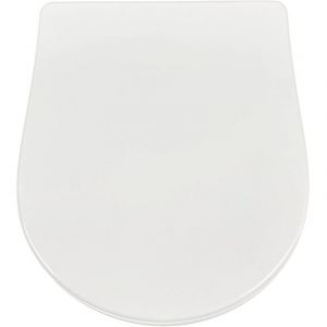 Jacob Delafon Abattant Odeon Rive Gauche E24889-00 Thermodur extra-plat abaissement progressif. Charnières métalliques. Compatible avec les toilettes de la collection Odéon Rive Gauche. Couleur :
