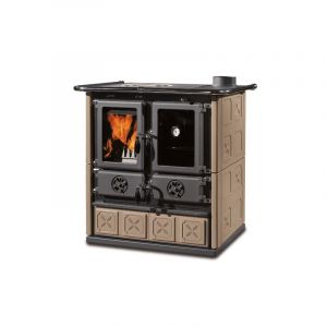 Cuisinière Traditionnelle Bois La Nordica 7013105 Rosetta 5.0 Maiolica Taupe