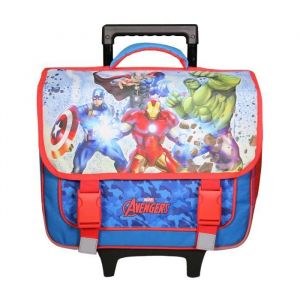 Cartable à roulettes - BAGTROTTER - Avengers - Multicolore - 38 cm - Polyester