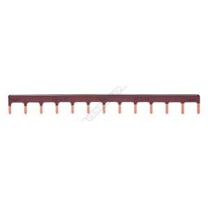 Image de Hager kb163p - Barre de pontage marron (phase) 13 modules