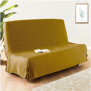 Atmosphera Housse de Clic-Clac Tissu 140x200cm Jaune Ocre