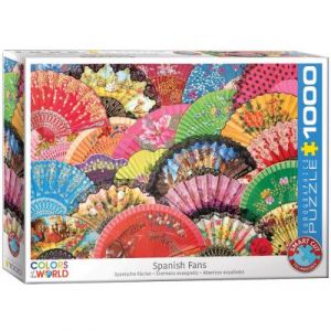 Eurographics Puzzle 1000 pièces : Eventails espagnols