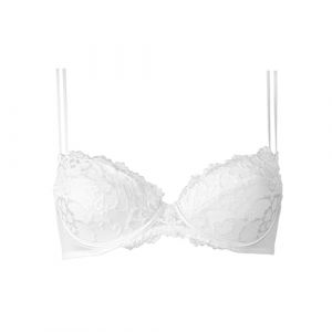 Cotonella - Soutien-Gorge balconnet Ursula en dentelle blanc