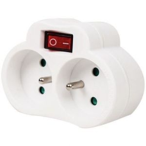 Biplite - GAO - 2x16A - Avec interrupteur, conforme NF