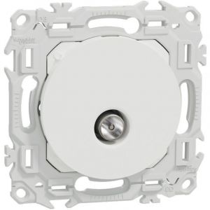 Schneider Electric Prise TV blanche Odace (S920445)