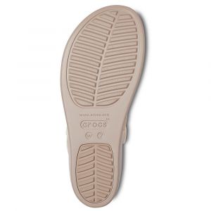Crocs Sandales BROOKLYN HIGH WEDGE W Beige - Taille 41,36 / 37,38 / 39,42 / 43,42 1/2,37 1/2,38 1/2,36 1/2,39 1/2,37 / 38,39 / 40,41 / 42