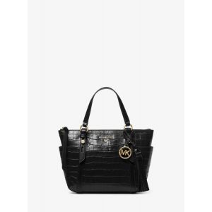 Image de Michael Kors Sac cabas Berry cuir effet croco Noir Michael