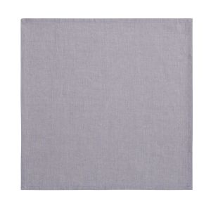 Alexandre Turpault Serviette unie en lin, Chambray Violet - Couleur Violet - Taille TS