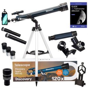 HND Télescope astrophotographie discovery spark 607 az avec zoom, oculaires et accessoires