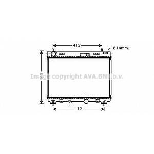 Ava Quality Cooling Radiateur (247TO2358)