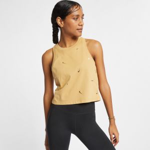 Nike Débardeur de training Dri-FIT pour Femme - Or - Taille M - Female