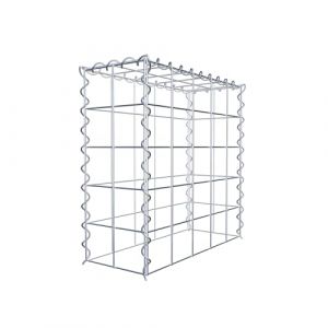 Gabion sur toile type 3 50 cm x 50 cm x 20 cm (L x H x P), maille 10 cm x 10 cm, spirale
