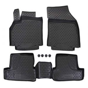 J&J AUTOMOTIVE Tapis De Sol En Caoutchouc 3D Exclusive Pour Renault Megane 3 2008-2016