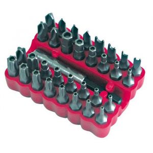 Embout de tournevis - douille de tournevis Mega M&eacute;ga ensemble dembouts sp&eacute;ciaux SECURITY 33 pi&egrave;ces 10733