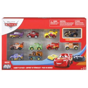 Coffret de 10 v&eacute;hicules Cars Mod&egrave;le al&eacute;atoire