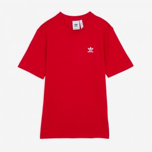 Adidas Tee Shirt Essential Rouge
