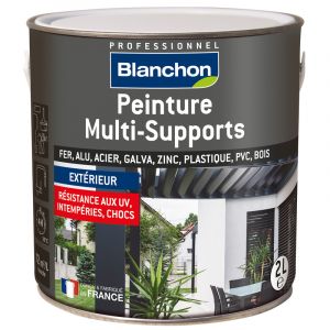 Blanchon Peinture multi-supports ral 7040 gris alu Finition : Satin 2 l