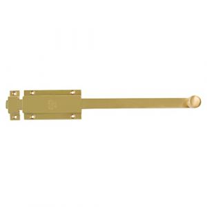 Amig - Loquet de Porte | Verrou à Plaque Doré | Laiton Résistant à la Corrosion | Installation Facile | Pour Portes et Placards, Mat, 1 Unité (Lot de 1)