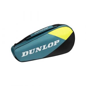 Dunlop 10364028 - Sac à Raquettes, SX-Club 3, Bleu-Noir-Jaune