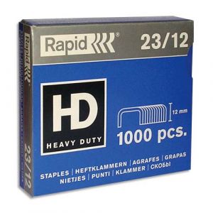 Rapid Agrafes Nº23/12 - boîte de 1000