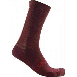 Image de Castelli Racing Stripe 18 Socks AW22 - Bordeaux - L/XL/XXL, Bordeaux