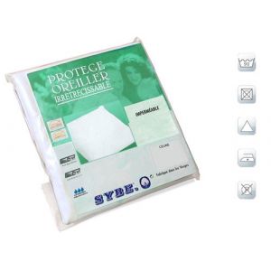 Nuit des Vosges Prot&egrave;ge Oreiller Imperm&eacute;able Coton Contrecoll&eacute; C&eacute;line 65x65