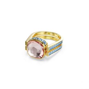 Swarovski Bague Femme Chroma - 570630 Plaqu&eacute; Or Multicolore