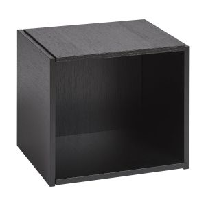 Cube de rangement ouvert en chêne noir 42x36cm Brique - Woud