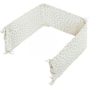 Tour de lit Doux Olive Bloom (pour lits 60 x 120 et 70 x 140 cm)
