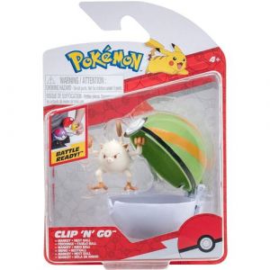 Pokémon Clip'n'Go Poké Balls – Menki & Nestball avec figurine