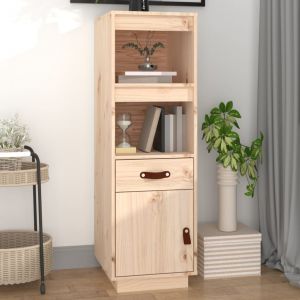 VidaXL Buffet haut 34x40x108,5 cm Bois massif de pin