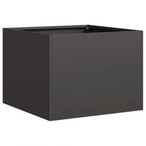 VidaXL Jardinière noir 40x40x30 cm acier