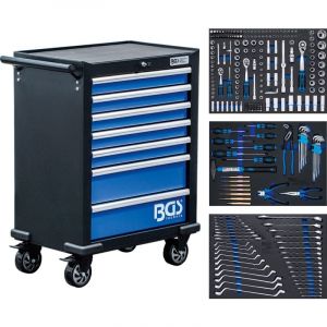BGS 4207 | Servante d'atelier | 7 tiroirs | avec 263 outils
