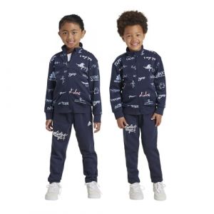 Adidas Mixte enfant Brand Love Little Kids Tracksuit, legend ink/clear sky/tent green, 4-5 Years