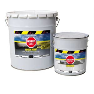 Arcane industries PEINTURE EPOXY SOL GARAGE&ATELIER-kit 5kg (couvre jusqu'à 16m² pour 2 couches) - GRIS 2 RAL 7046