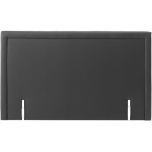 Image de Tempur Tête de lit Pure 144cm simili noir D61. Produit Neuf ! Garantie 2 ans !