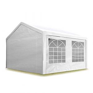 Image de Intent24 TOOLPORT Tente de réception 3x5 m pavillon Blanc bâche PE épaisse de env. 180 g/m² imperméable Tente de Jardin
