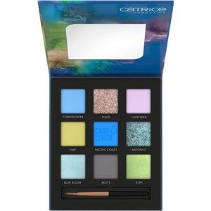 Catrice Colour Blast with Water-Activated Cake Liner Paleta cieni do powiek 7 g Nr. 020 - Blue meets Lime