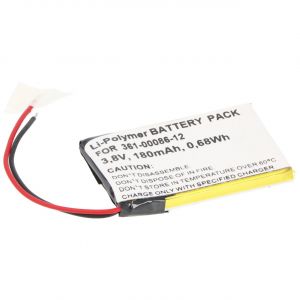 Batterie adaptée pour Garmin Venu, Fenix 6s Pro, Li-Polymer, 3.8V, 180mAh, 0.68Wh, sans outils