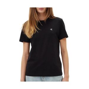 Calvin Klein T-Shirt Manches Courtes Femme Archive Jersey Tee avec Col Ras-du-Cou, Noir (Bla, XXL
