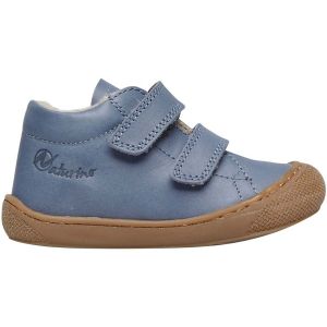 Naturino Chaussures Premiers Pas en Cuir doublés en Laine, Céleste 23
