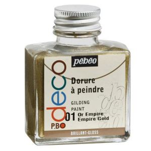 Pebeo Dorure à peindre P.BO deco flacon 75 ml Or empire