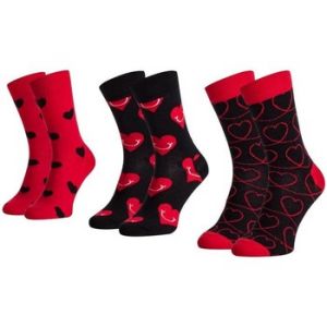 Happy socks I Love You Gift Box Chaussettes, (Multicolore 430), 4/7 (Taille Fabricant: 36-40) (Lot de 3) Femme