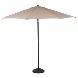 Image de Lifetime Garden Parasol - Parasol pour balcon et terrasse - ⌀300 x 300 cm - Parasol de plage rectangulaire - Parasol sans pied - Taupe