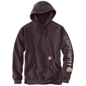 Carhartt Loose Fit Midweight Logo Sleeve Graphic Sweatshirt Maillot de survêtement, Sépia foncé, XXL Homme