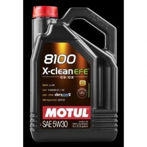 Motul 107206/74 Huile de Lubrification Moteur 8100 X-Clean EFE C2/C3 5W30 5L